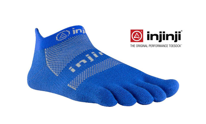 Acelerar Parpadeo sofá Calcetines con dedos para correr Injinji: un guante para los pies