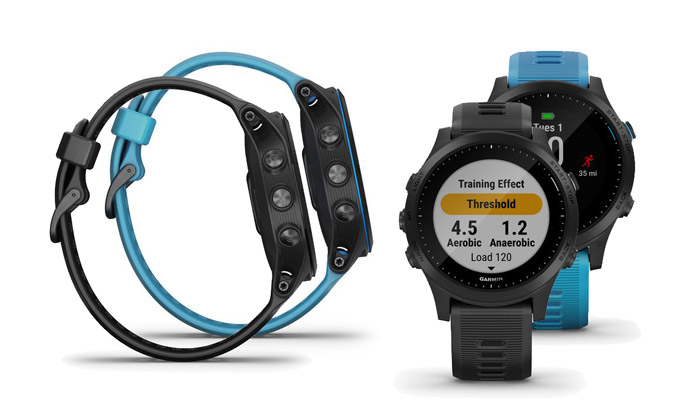 Garmin Forerunner 945 - Reloj inteligente con GPS para correr y triatlón  con música, color azul