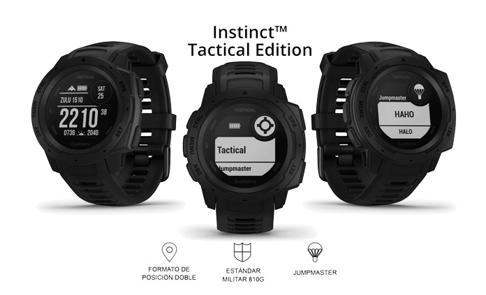 Comprar Garmin Instinct 2X Solar Tactical edición 50 mm negro con correa de  silicona negro barato reacondicionado
