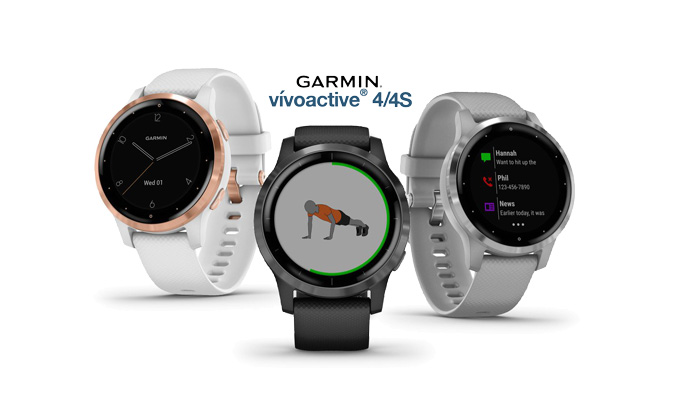 GARMIN Garmin Vivoactive 4S Reloj inteligente con GPS - Blanco