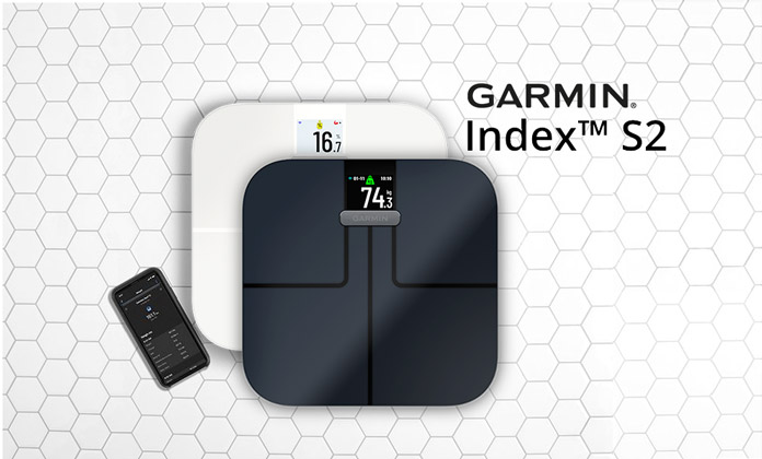Báscula inteligente Garmin Index S2 blanco