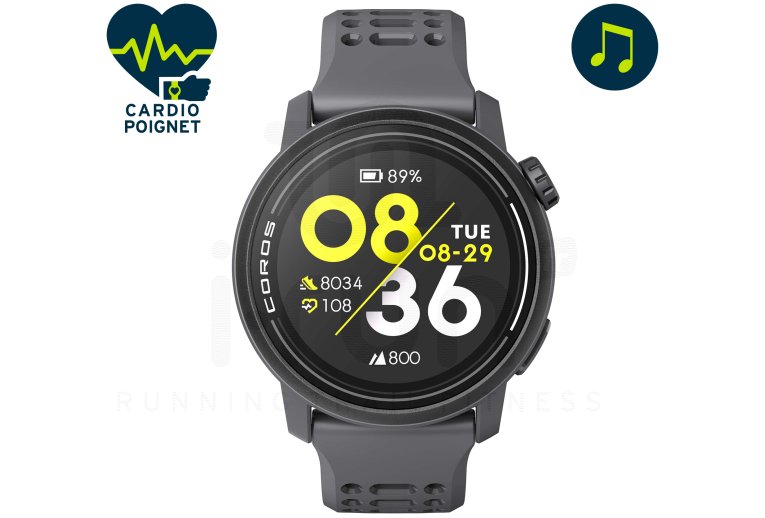 COROS Reloj GPS PACE 3 deportivo, ligero y cómodo, batería de 24 días, GPS  de doble frecuencia, frecuencia cardíaca, navegación, pista de sueño, plan