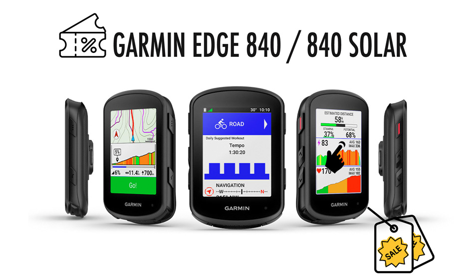 Garmin Edge® 840 Solar, Ciclocomputador