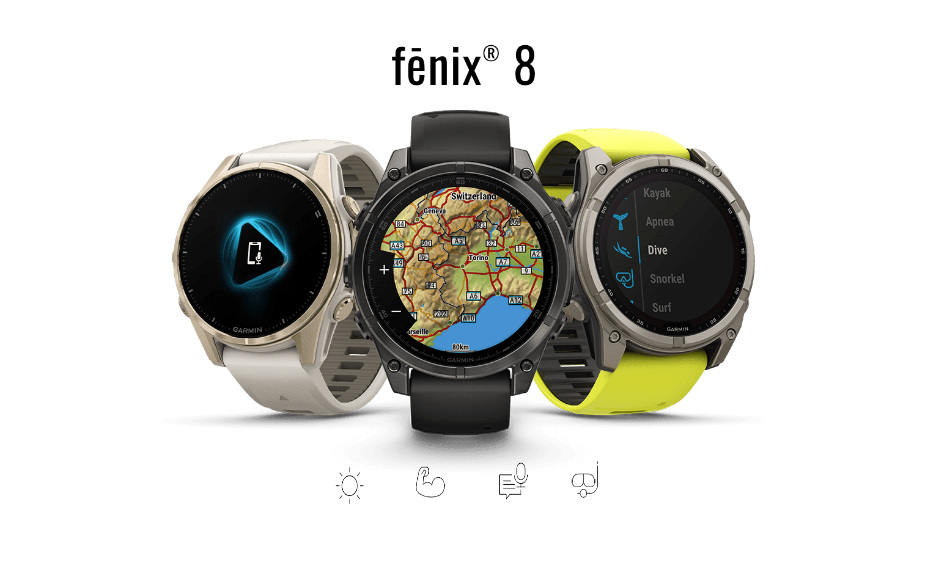 Nueva Serie Garmin Fenix 8 [Amoled y Solar-MIP]